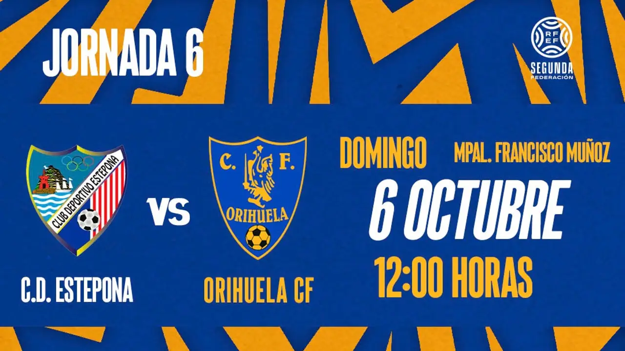 El Orihuela CF visita el campo del Estepona este domingo a las 12:00 horas en Segunda RFEF El Orihuela CF visita el campo del Estepona este domingo a las 12:00 horas en Segunda RFEF