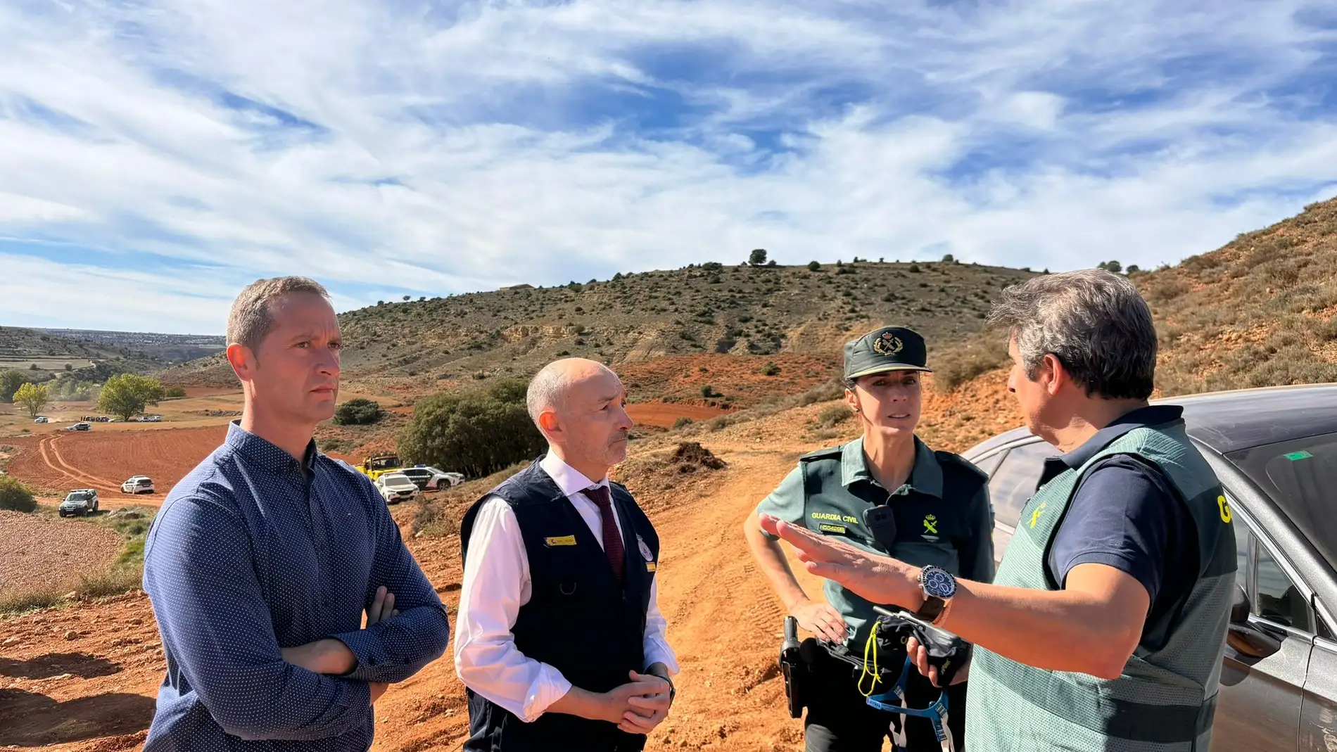 El delegado del Gobierno en Aragón se ha desplazado al lugar del accidente El delegado del Gobierno en Aragón se ha desplazado al lugar del accidente