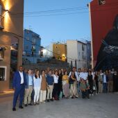 Delegación internacional en el casco antiguo de Villajoyosa