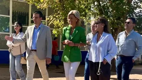 La delegada de la Junta, en su visita esta semana a Mota del Cuervo La delegada de la Junta, en su visita esta semana a Mota del Cuervo