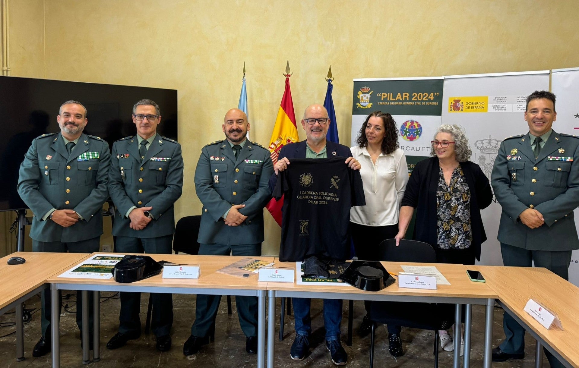 A Garda Civil organiza a I Carreira Solidaria de apoio a Por Eles Tea A Garda Civil organiza a I Carreira Solidaria de apoio a Por Eles Tea