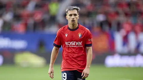 Bryan Zaragoza, en un partido con Osasuna. Bryan Zaragoza, en un partido con Osasuna.