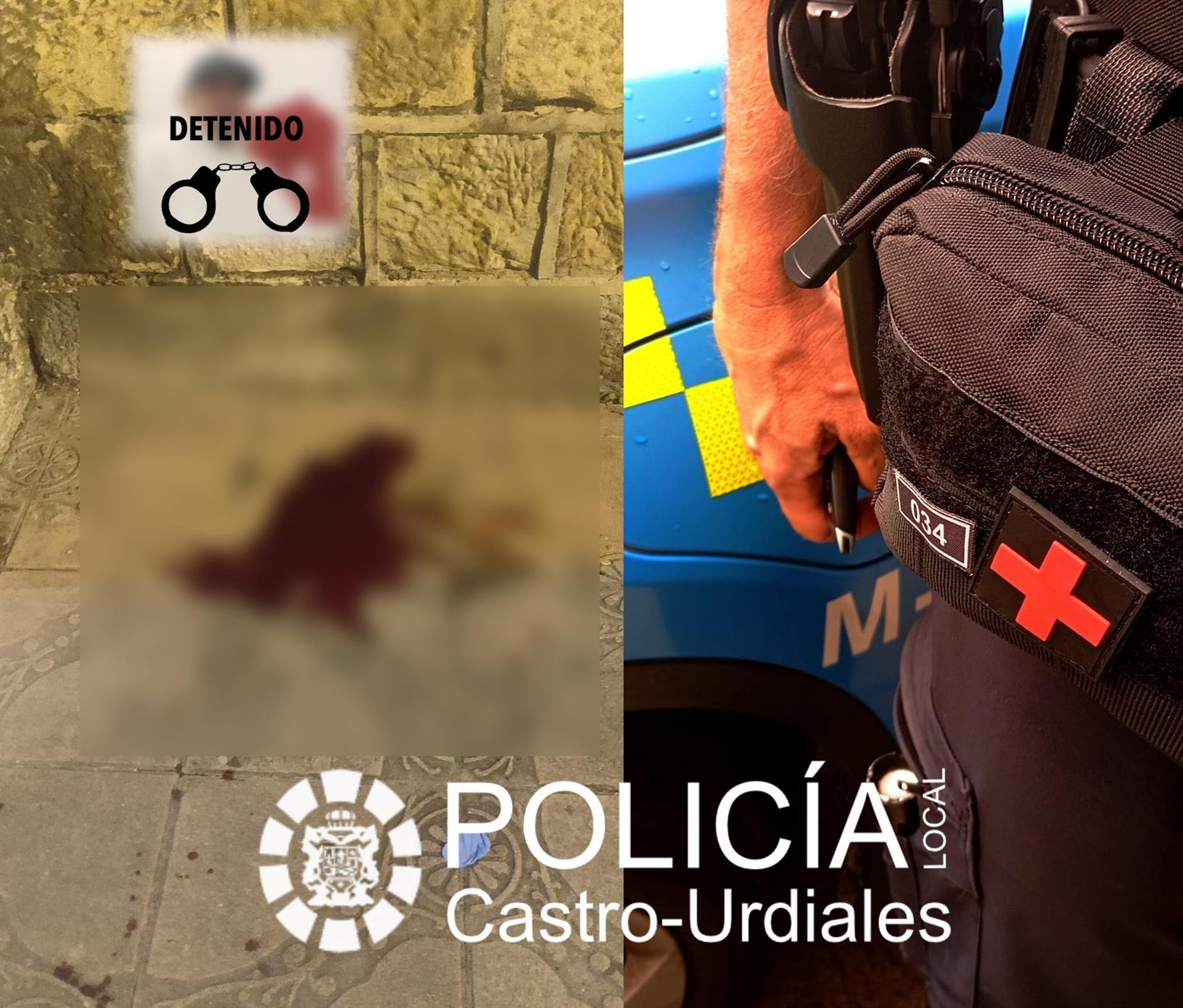 Un detenido por apuñalar a un joven en el estómago en una pelea multitudinaria en Castro Urdiales Un detenido por apuñalar a un joven en el estómago en una pelea multitudinaria en Castro Urdiales