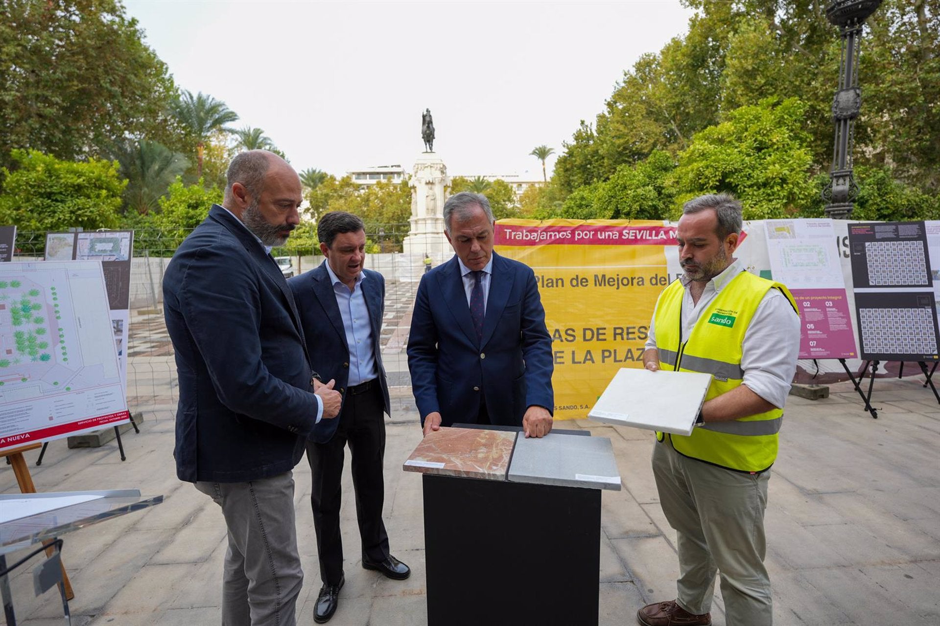 Empieza la transformación de la Plaza Nueva de Sevilla Empieza la transformación de la Plaza Nueva de Sevilla