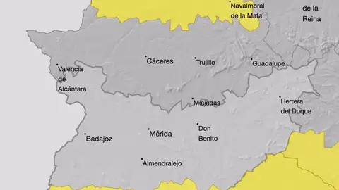 Este lunes se activarán alertas amarillas por lluvias en en norte de la provincia de Cáceres y en el sur de la de Badajoz Este lunes se activarán alertas amarillas por lluvias en en norte de la provincia de Cáceres y en el sur de la de Badajoz