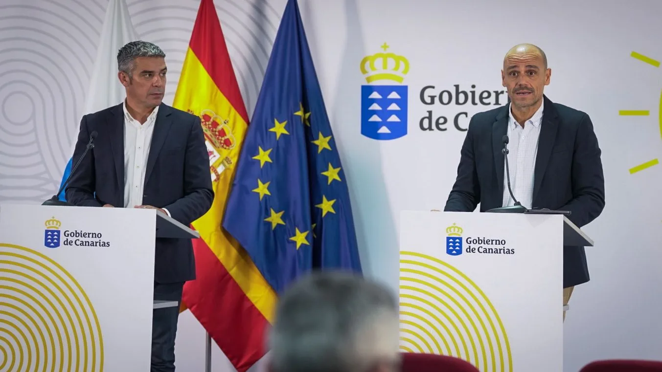 Narvay Quintero, Consejero de Agricultura y Alfonso Cabello, Portavoz del Gobierno de Canarias Narvay Quintero, Consejero de Agricultura y Alfonso Cabello, Portavoz del Gobierno de Canarias