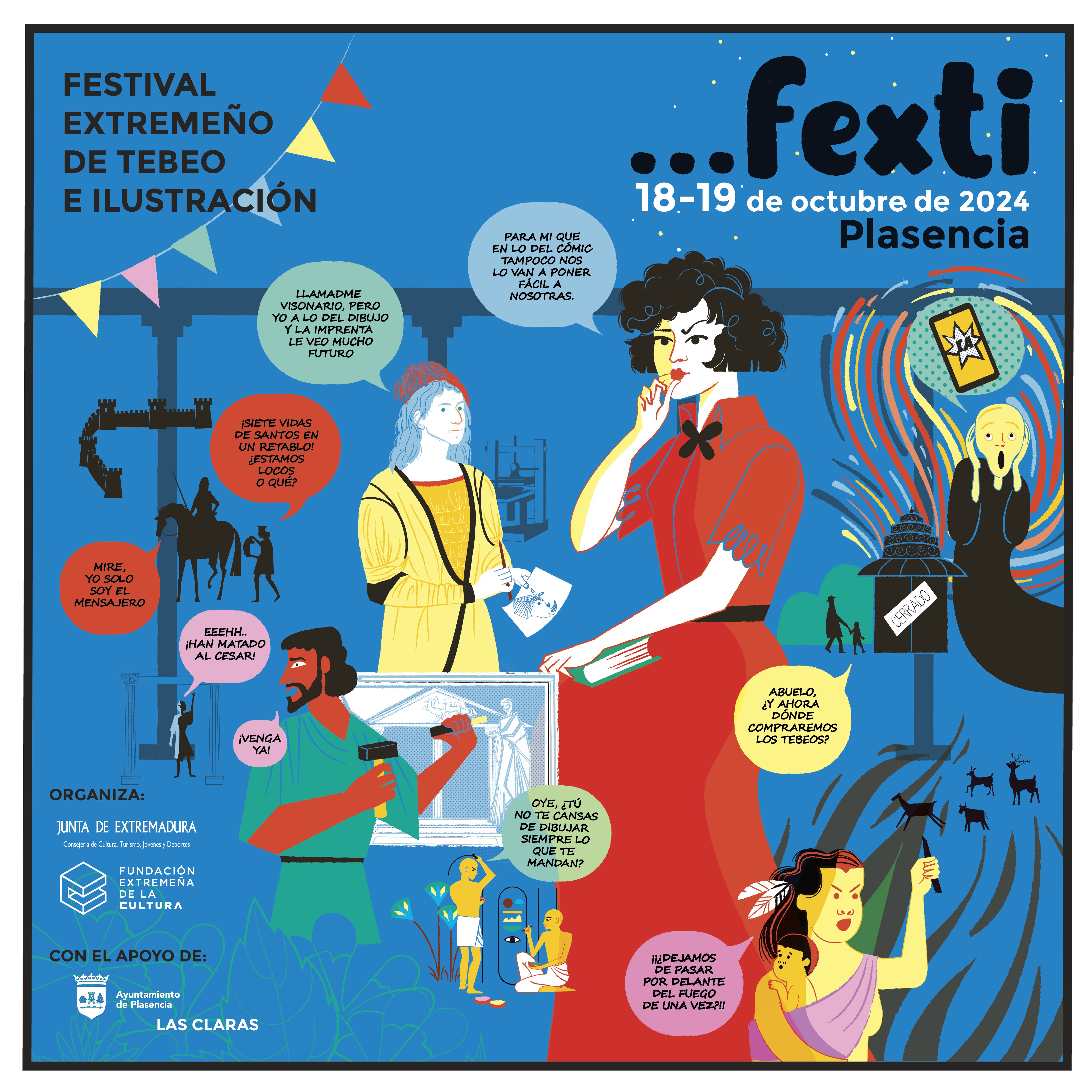 El mundo de la ilustración y el tebeo se dan cita el 18 y 19 de octubre en el Fexti de Plasencia El mundo de la ilustración y el tebeo se dan cita el 18 y 19 de octubre en el Fexti de Plasencia