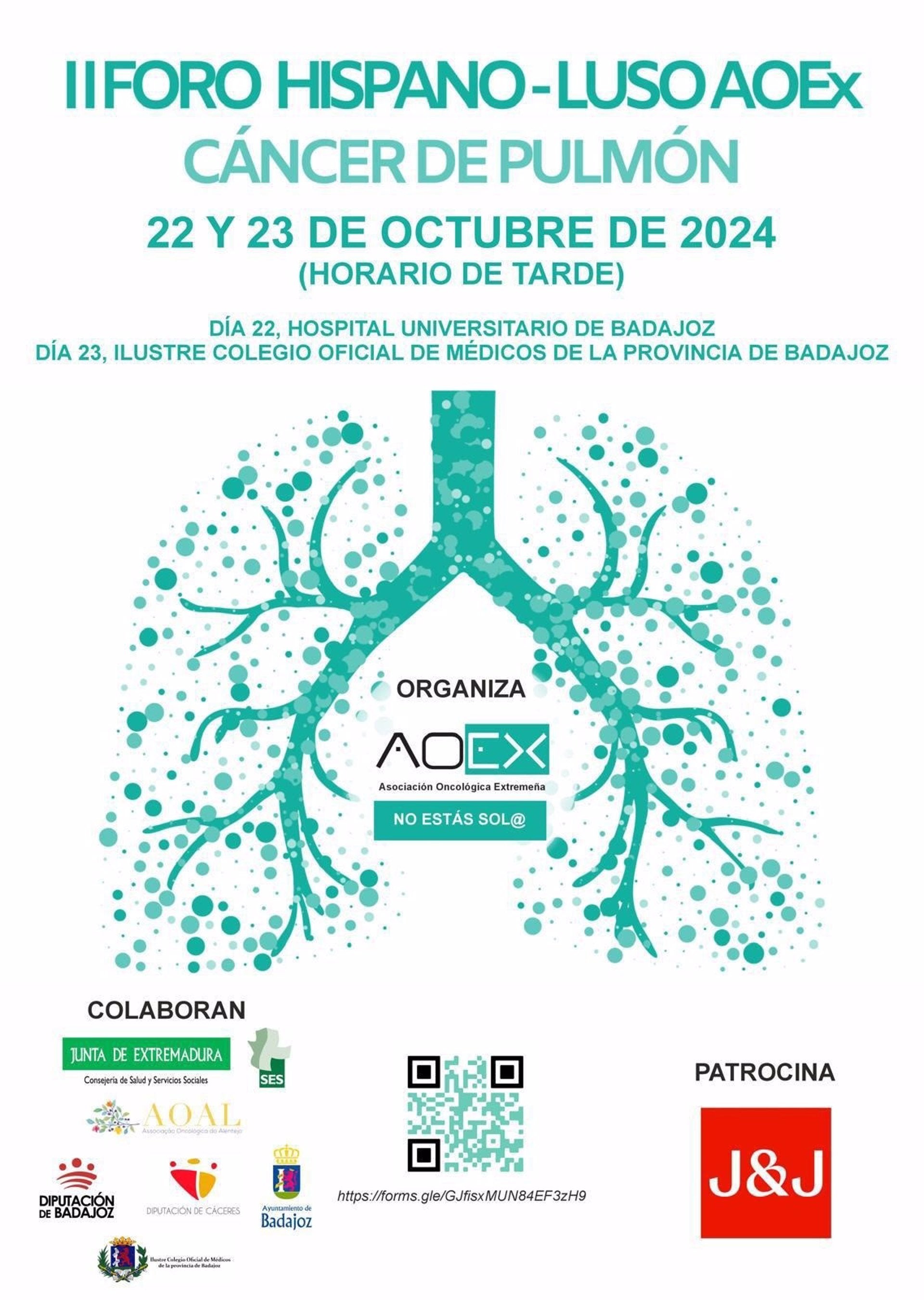 Expertos de España y Portugal se reunirán en Badajoz para debatir sobre los últimos avances en el tratamiento del cáncer de pulmón Expertos de España y Portugal se reunirán en Badajoz para debatir sobre los últimos avances en el tratamiento del cáncer de pulmón