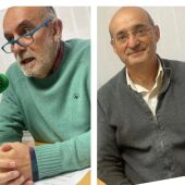 José Ángel Zapatero de Jazz Palencia Festival y Javier de la Cruz, historiador