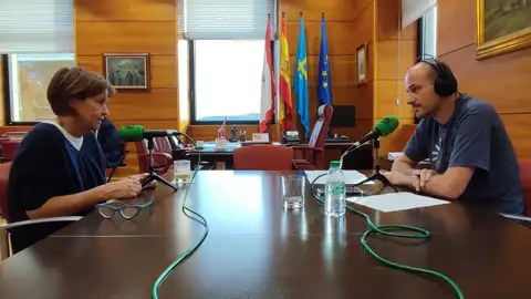 Carmen Moriyón, alcaldesa de Gijón, en entrevista en Onda Cero Carmen Moriyón, alcaldesa de Gijón, en entrevista en Onda Cero
