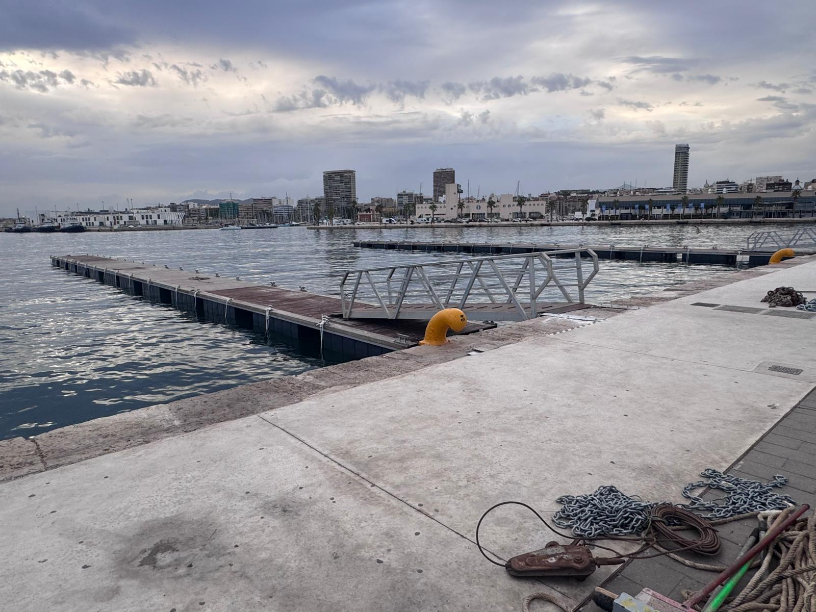 El Club Náutico Costa Blanca dispondrá temporalmente de espacio en el muelle 12 El Club Náutico Costa Blanca dispondrá temporalmente de espacio en el muelle 12