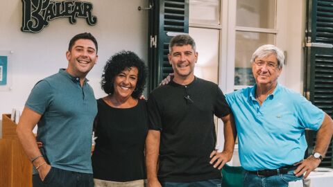 Parte del equipo del Caf&egrave; Balear de Ciutadella. 