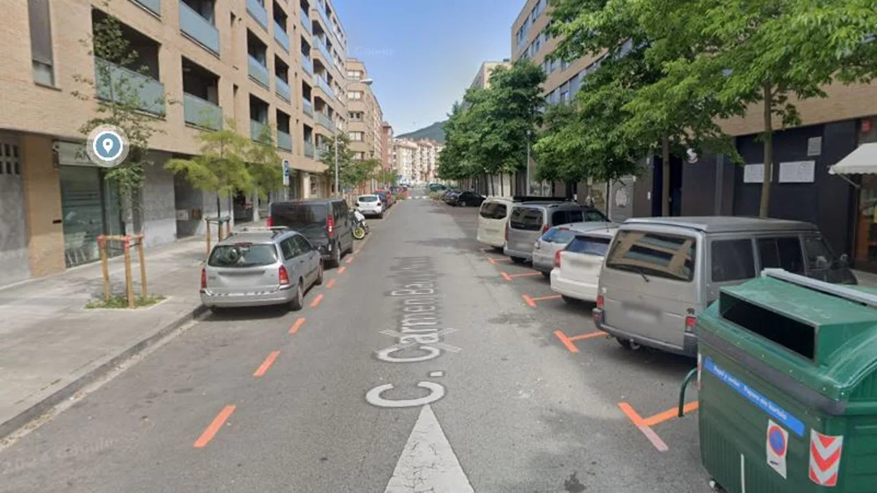 Calle Carmen Baroja Nessi en la Rochapea
