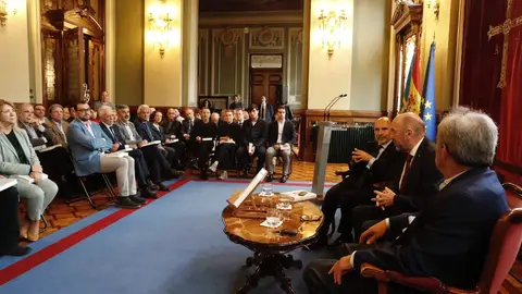 Presentación 'Asturias. Textos para la Autonomía' presentación Textos para la autonomía de Pedro de Silva