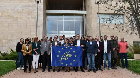 La consejera de Desarrollo Sostenible, Mercedes Gómez, en la presentación del proyecto en la Escuela Politécnica de Cuenca La consejera de Desarrollo Sostenible, Mercedes Gómez, en la presentación del proyecto en la Escuela Politécnica de Cuenca