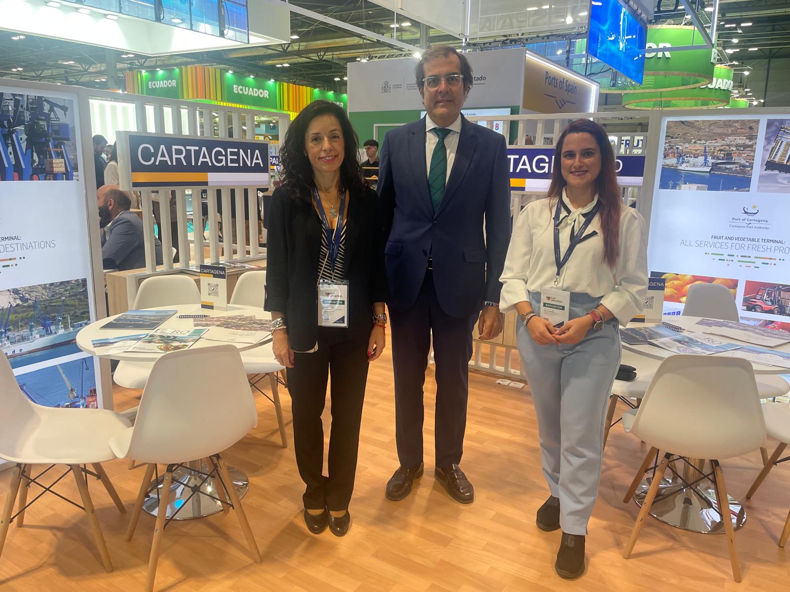 FRUIT ATTRACTION - El Puerto de Cartagena pone en marcha un nuevo servicio de exportación con destino a África Occidental FRUIT ATTRACTION - El Puerto de Cartagena pone en marcha un nuevo servicio de exportación con destino a África Occidental