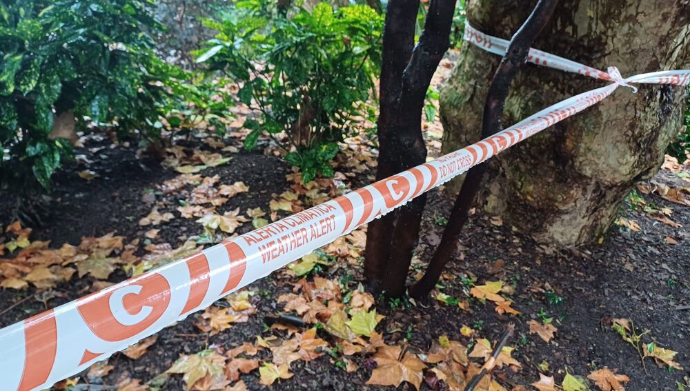 Parques cerrados en A Coruña por alerta climática