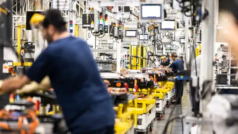 Actividad en la planta de Stellantis en Figueruelas Actividad en la planta de Stellantis en Figueruelas