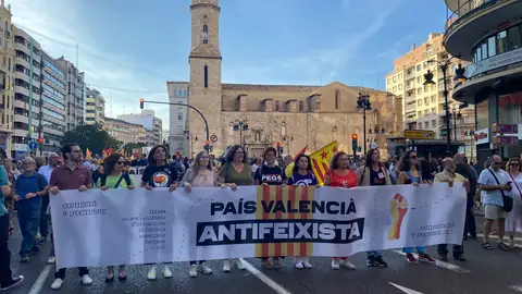 Manifestación Acció Cultural en 2023. Manifestación Acció Cultural en 2023.