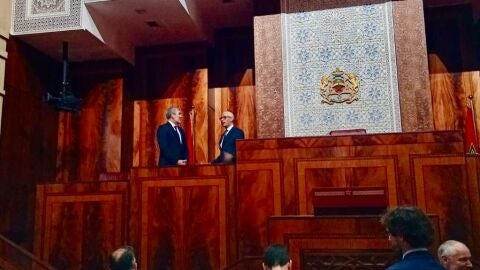 Fernando Clavijo, presidente del Gobierno de Canarias en su ultima visita a Marruecos