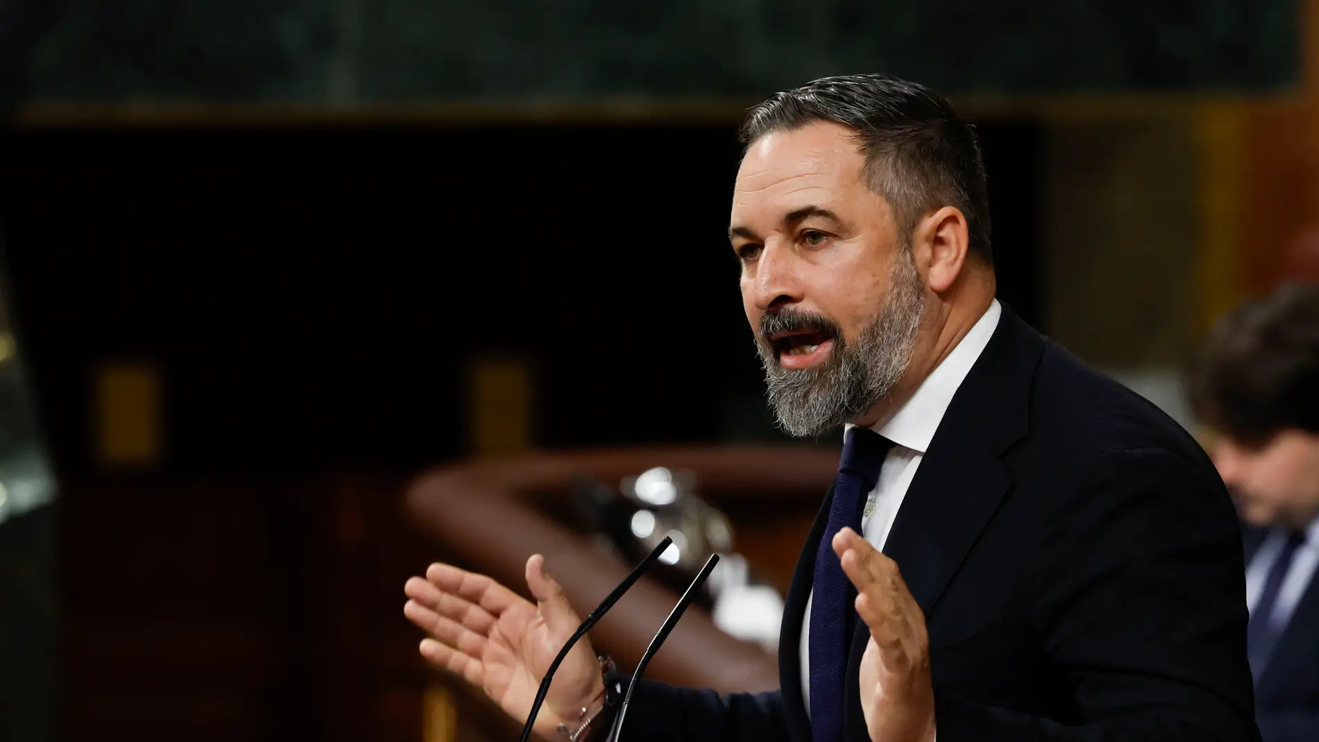 El líder deVox, Santiago Abascal, interviene este miércoles en el Congreso El líder deVox, Santiago Abascal, interviene este miércoles en el Congreso