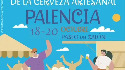 Palencia acogerá la I Feria de la Cerveza Artesanal del 18 al 20 octubre en el Paseo del Salón .