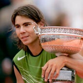 Rafa Nadal gana Roland Garros en 2005
