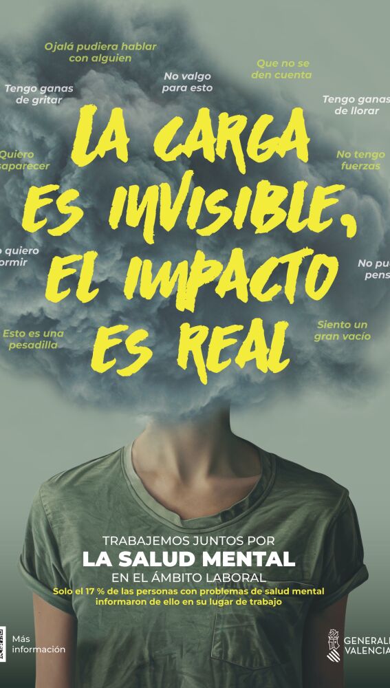 Campaña de la Generalitat por la salud mental.