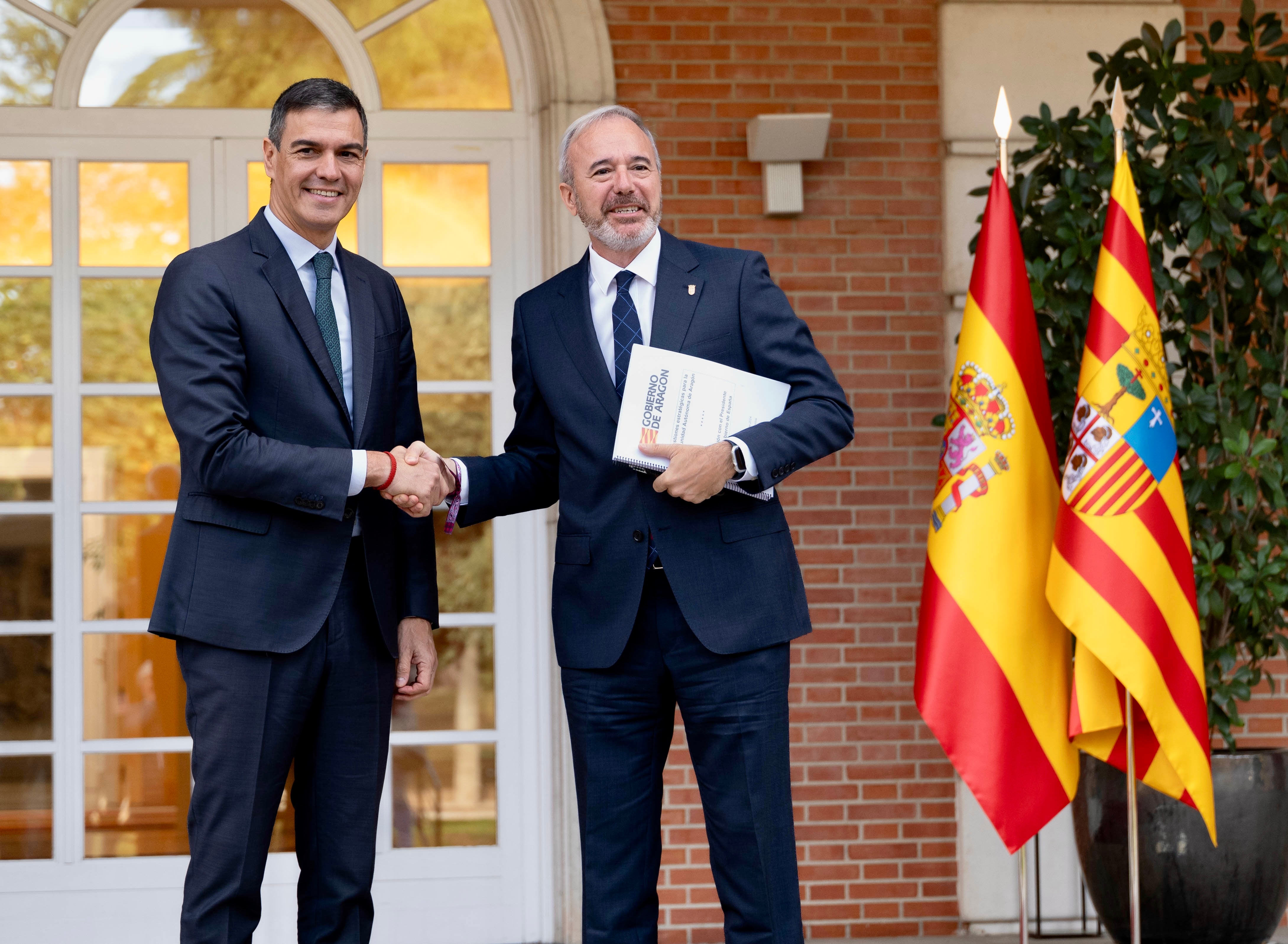 Azcón y Sánchez pactan incrementar el FITE hasta los 86 millones de euros Azcón y Sánchez pactan incrementar el FITE hasta los 86 millones de euros