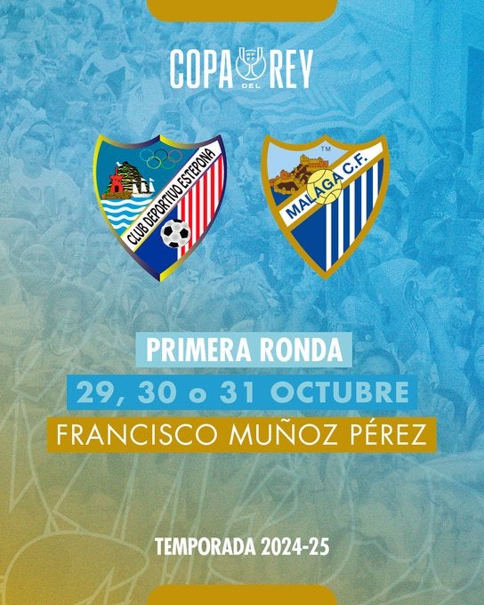 Estepona - Málaga, derbi para la primera ronda de Copa Estepona - Málaga, derbi para la primera ronda de Copa