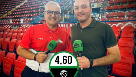 Rafa Gom&aacute;riz y Jos&eacute; Manuel Jim&eacute;nez, en San Pablo.