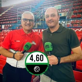 Rafa Gomáriz y José Manuel Jiménez, en San Pablo. Rafa Gomáriz y José Manuel Jiménez, en San Pablo.