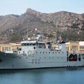 El patrullero de la Armada “Alborán” visita el puerto de Castellón con unas jornadas de puertas abiertas 