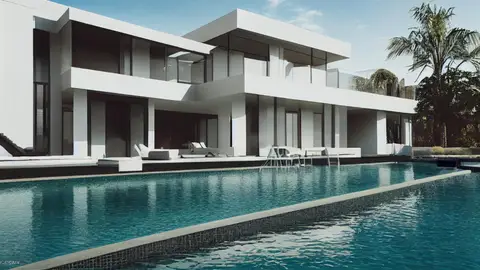 Villa de lujo con piscina Villa de lujo con piscina