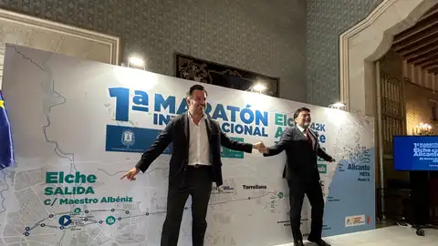 Pablo Ruz y Luis Barcala, alcaldes de Elche y Alicante. Pablo Ruz y Luis Barcala, alcaldes de Elche y Alicante.