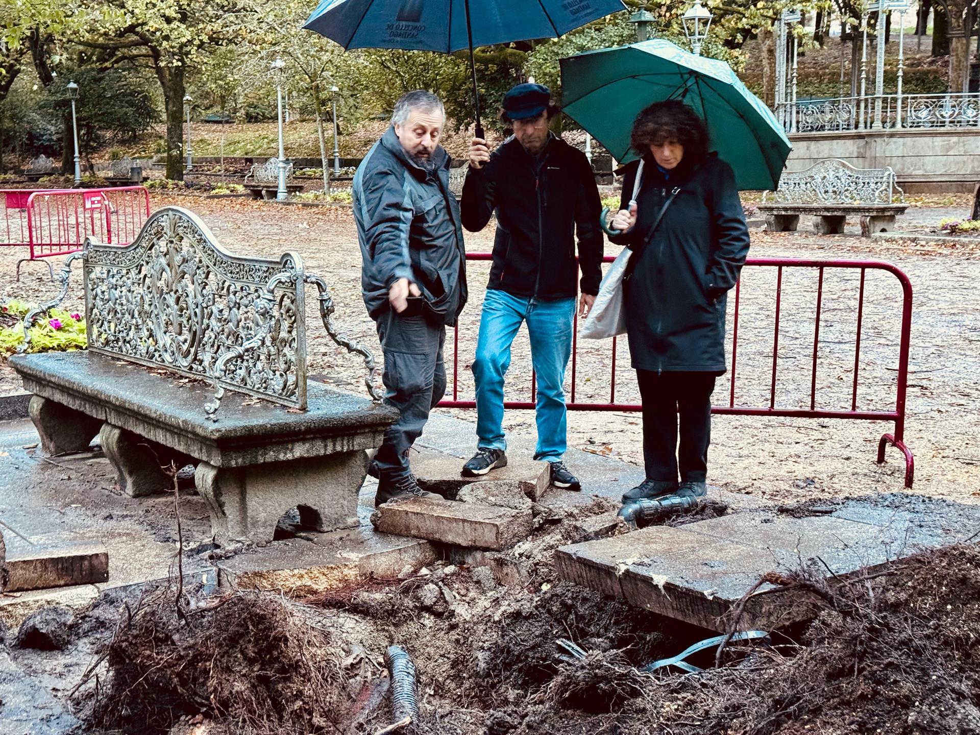 El Concello de Santiago repara los daños del temporal 'Kirk' y estudia acciones para conservar y rehabilitar árboles dañados El Concello de Santiago repara los daños del temporal 'Kirk' y estudia acciones para conservar y rehabilitar árboles dañados