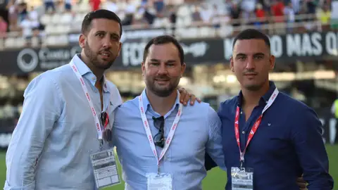 Hugo Rico (izquierda), Manu Guill (centro) y Víctor Lafuente (derecha). Hugo Rico (izquierda), Manu Guill (centro) y Víctor Lafuente (derecha).