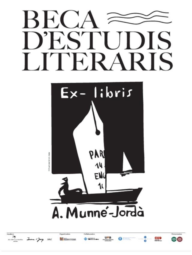 Set projectes d'investigació opten a la Beca Antoni Munné-Jordà que es lliurarà el 22 d'octubre Set projectes d'investigació opten a la Beca Antoni Munné-Jordà que es lliurarà el 22 d'octubre