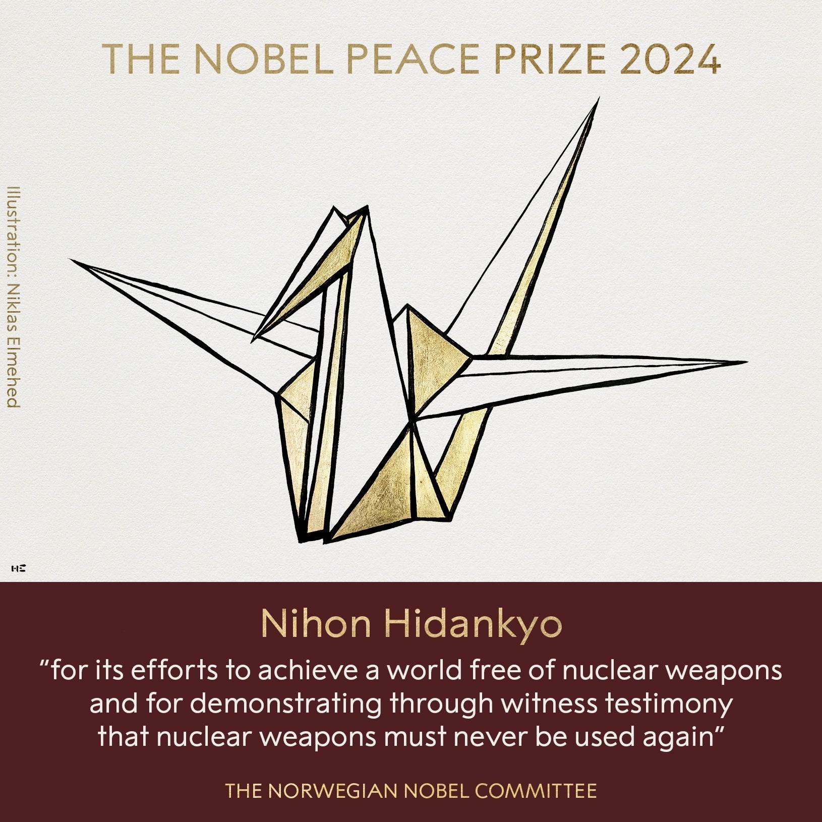 La ONG japonesa por la abolición de las armas nucleares Nihon Hidankyo, premio Nobel de la Paz 2024 La ONG japonesa por la abolición de las armas nucleares Nihon Hidankyo, premio Nobel de la Paz 2024