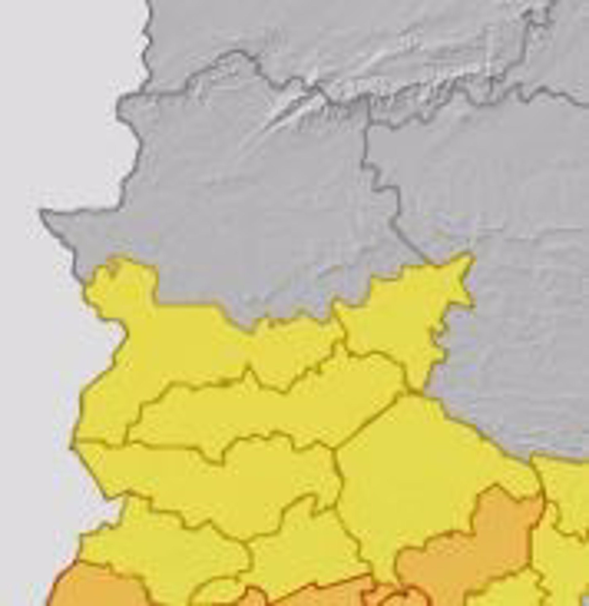 La provincia de Badajoz permanecerá este viernes en alerta amarilla por lluvias y tormentas La provincia de Badajoz permanecerá este viernes en alerta amarilla por lluvias y tormentas