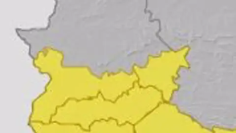 La provincia de Badajoz permanecerá este viernes en alerta amarilla por lluvias y tormentas La provincia de Badajoz permanecerá este viernes en alerta amarilla por lluvias y tormentas