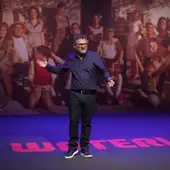 Carles Alberola en el monólogo 'Waterloo'. Carles Alberola en el monólogo 'Waterloo'.