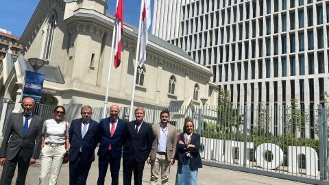 Delegaci&oacute;n extreme&ntilde;a en Chile