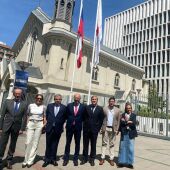 Delegación extremeña en Chile