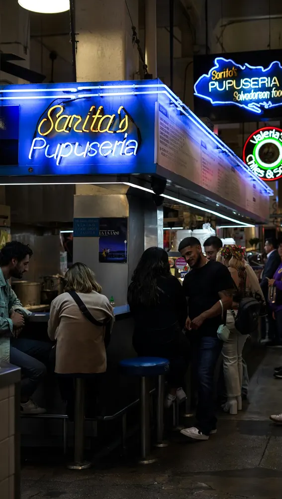 Las pupusas, el plato típico salvadoreño Las pupusas, el plato típico salvadoreño