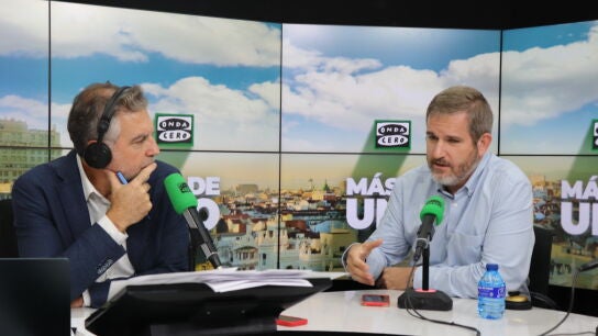 Ignacio Urquizu, diputado por Teruel en las Cortes de Aragón, con Carlos Alsina en 'Más de uno'
