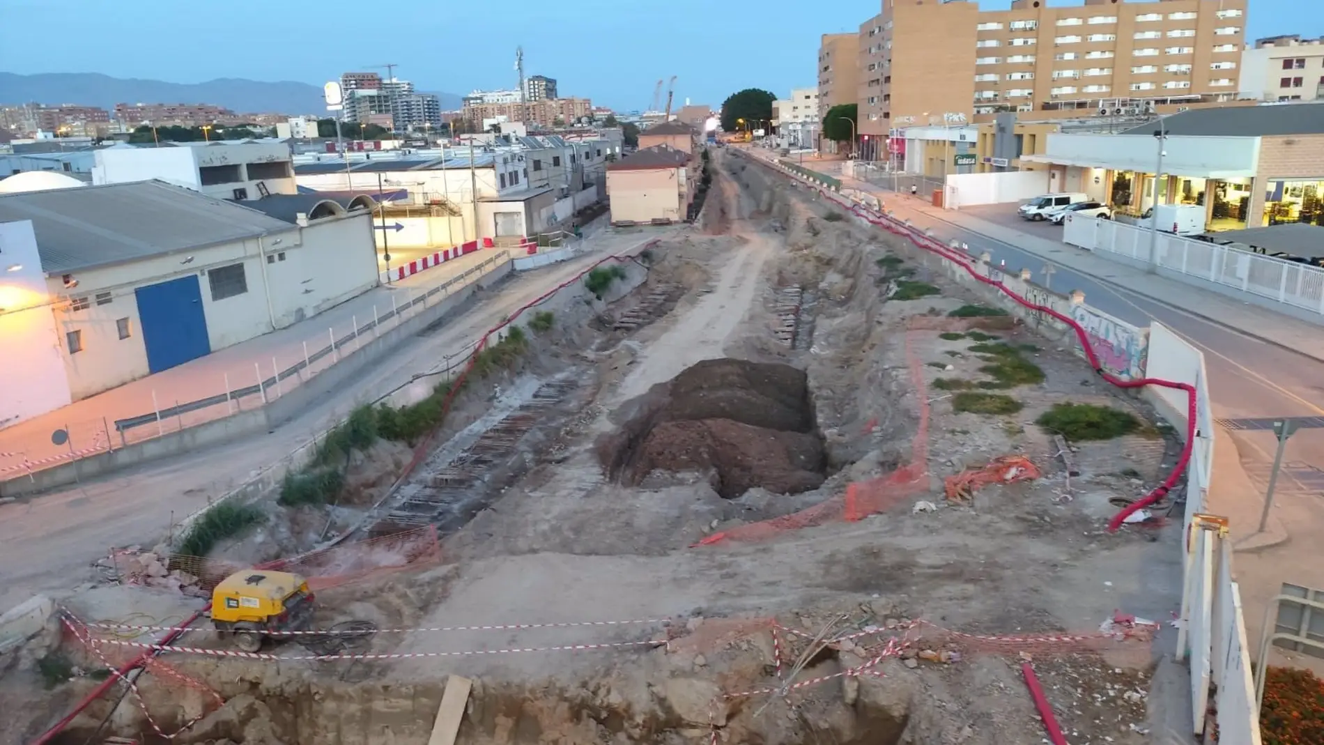 Obras del soterramiento Obras del soterramiento
