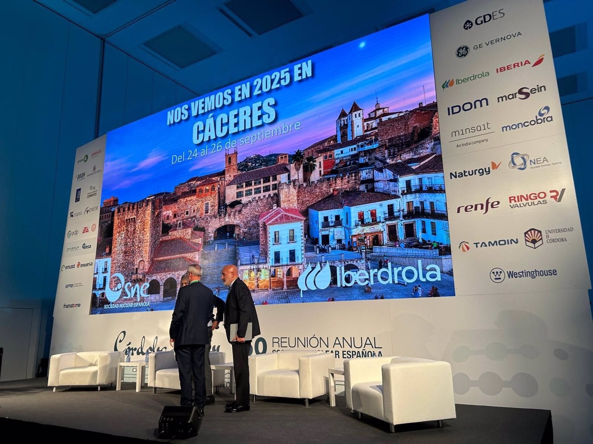 La 51ª Reunión Anual de la Sociedad Nuclear Española se celebrará en Cáceres en septiembre de 2025 La 51ª Reunión Anual de la Sociedad Nuclear Española se celebrará en Cáceres en septiembre de 2025