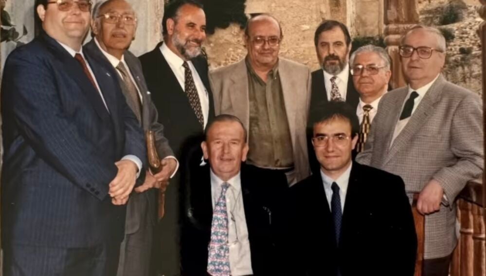 Mateo, junto a otros referentes de la cultura conquense