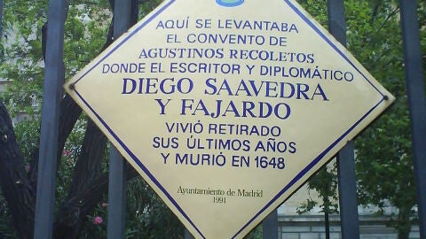 Placa Diego Saavedra